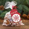 50Pcs Cartoon Pattern Christmas Gift Tag Color Printed DIY Gift Wrapping Label  Holiday