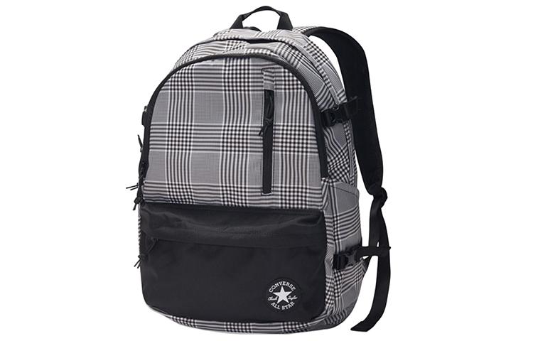 Converse Straight Edge Polyester Backpack Regular Men s Gray 10019899001