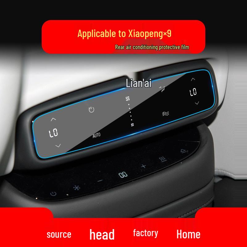 Compatible with Xpeng G3, P7, P5, X9: Navigation Film, Central Control Film, Instrument Panel, Protective Interior Film.