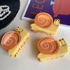 1pc Cute little animal snail claw clip, high-end hair clip, fun and funny shark clip, new disc hair clip