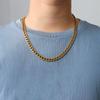 Collana a catena cubana NK in acciaio inossidabile per uomo donna Curb gioielli cubani 4/5/6/8 mm