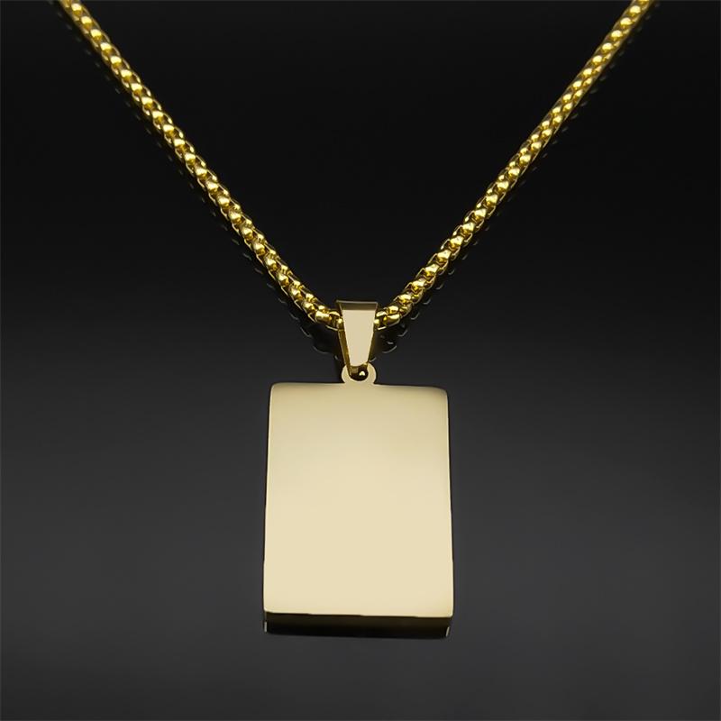 Schriftzeichen Thailand Buddhistische Plaketten Lotus Anhänger Halsketten für Männer Frauen Edelstahl Religiöser Wunsch Talisman Kette Schmuck