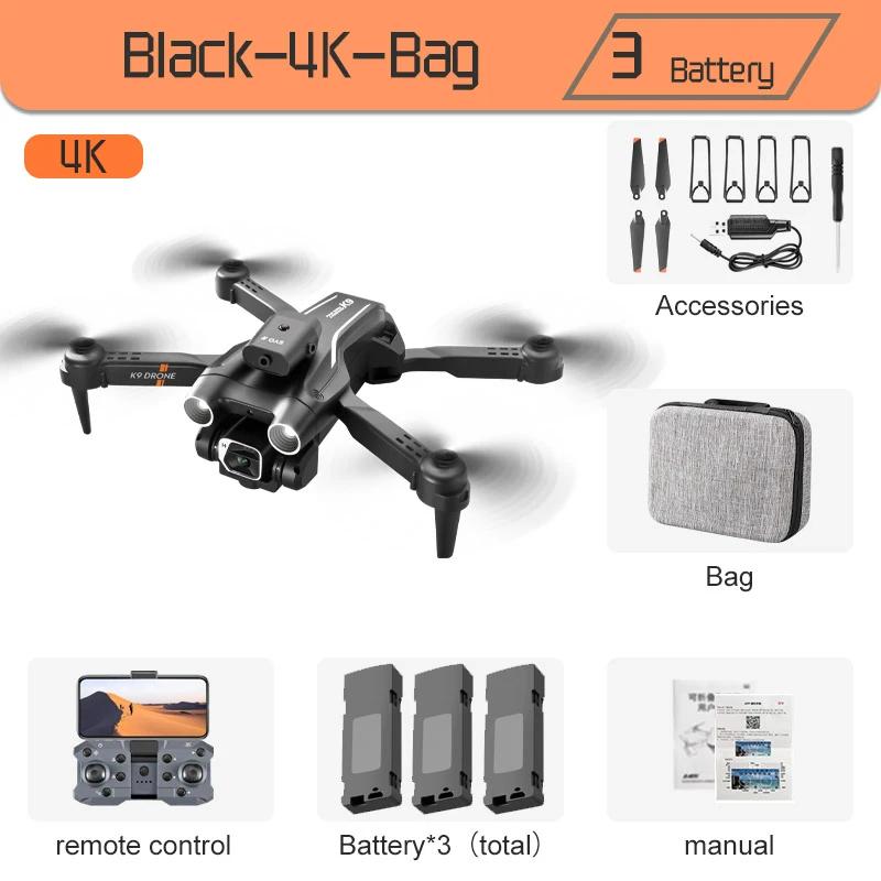 2024 NEW K9 PRO Mini Drone Professional 4K HD Camera Optical Flow Localization Four-way Obstacle Avoidance Quadcopter Toys Gifts