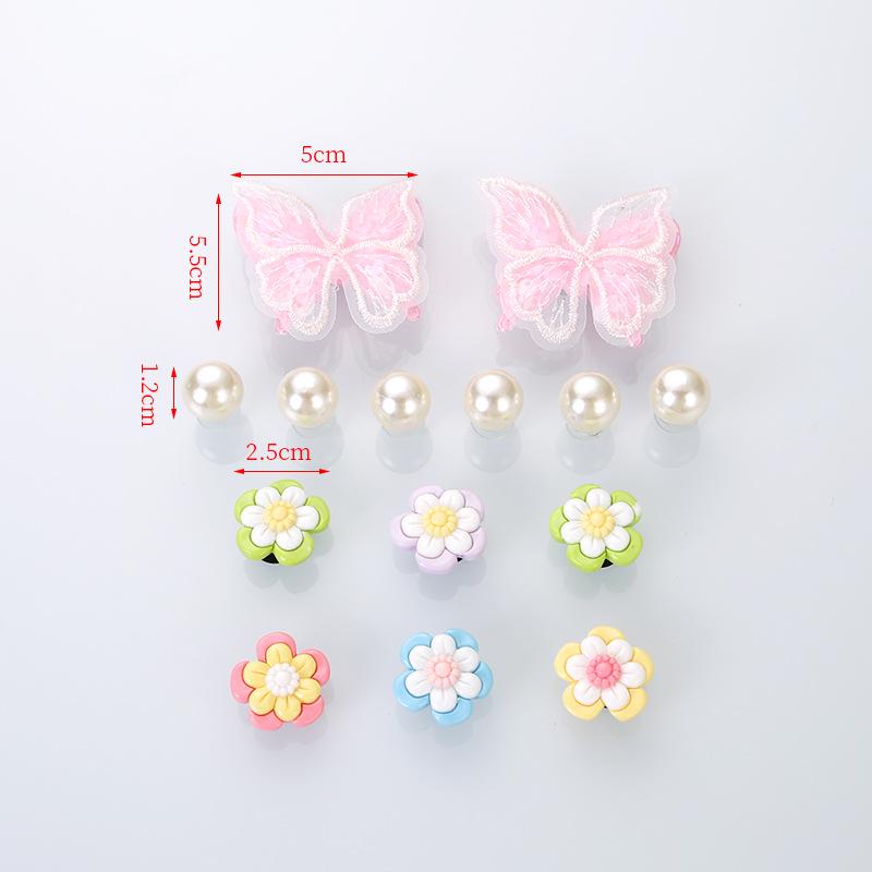 Seven-Color Flower Hole Shoe Buckle - Detachable DIY Decorative Accessories