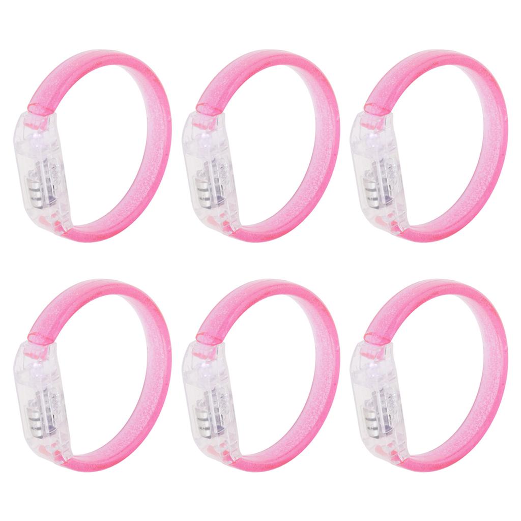Pulseras LED Luminosas de Plástico Multicolores para Festivales de Música y Fiestas de Cumpleaños Accesorios Elegantes para Fiestas