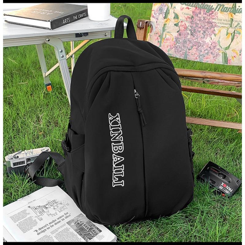 School bag new high value fresh contrasting splicing backpack couple lightweight mountaineering large capacity backpack