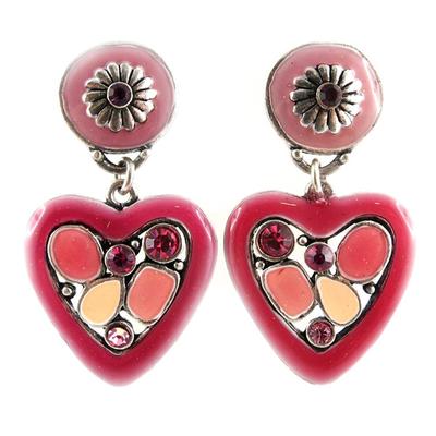 [E8861] - Designer Ohrringe 'Babushka' Rosa