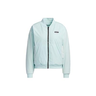 Giacca Bomber Sportiva Calda Sherpa Reversibile Originals Donna Giacche Verde Menta Ghiaccio GU5799