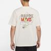 Nike Sportswear Tee M2z Purpose Leisure Sports Round CollarLetter Print Short Sleeve Men's Beige/White DJ1340-902