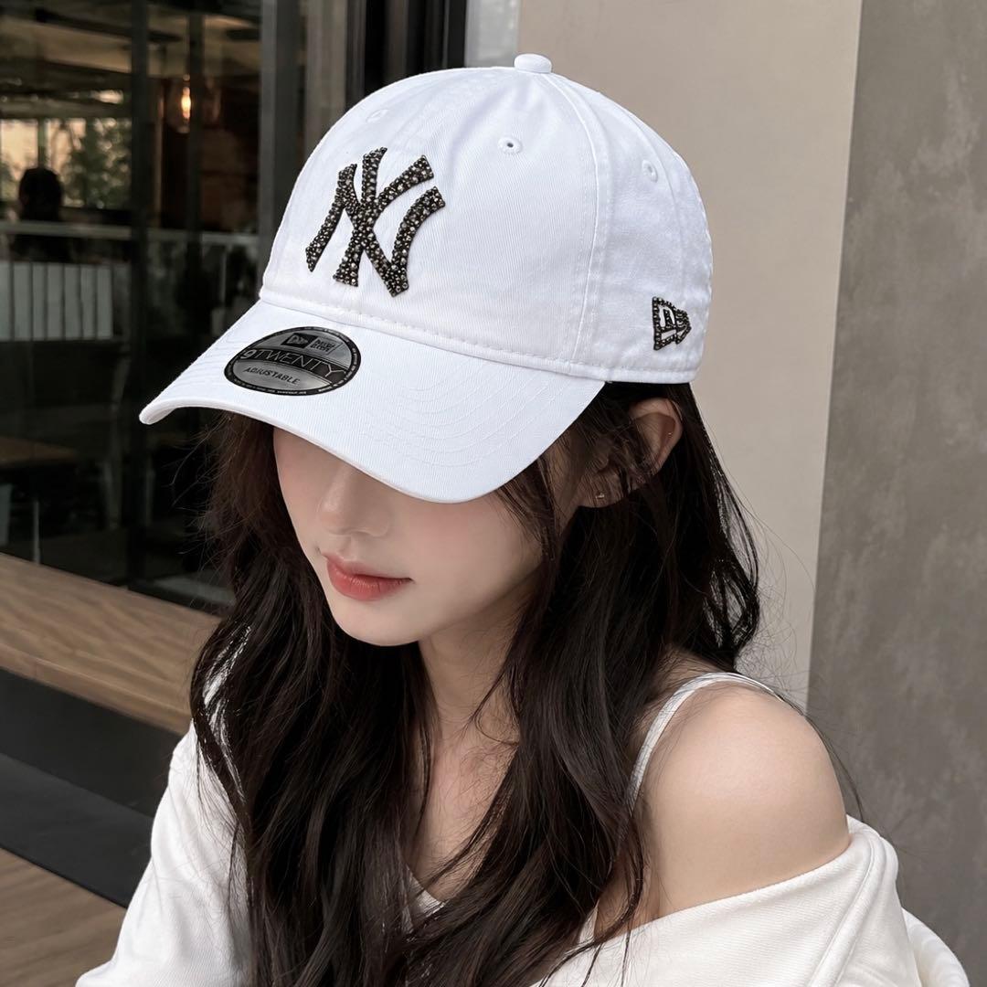 Used New Era Cap 9TWENTY Low Cap Deco Stone Glitter White