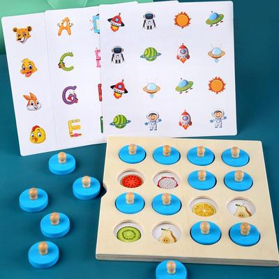 Children's Educational Wooden Toys for Early Cognitive and Motor Skills Development