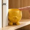 Unique Plant Holder for Desk 3D Printed Cute Smile Pots, Succulent Planters Indoor Plants, Decorative Pot Funny Small Flowerpot, Planter Home