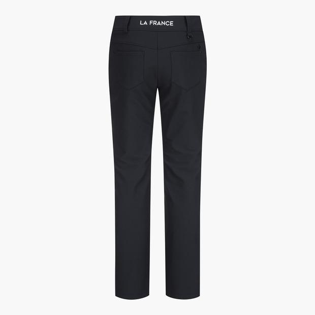 LECOQ GOLF Women'S Slim Straight Pants With Back Band Logo Point (Go322Lpt91)