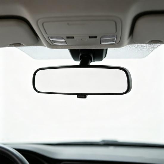 Interior Rear View Mirror Assembly for Nissan Altima Tiida Sylphy Qashqai Murano, Manual Anti-Glare Mirror, Clear Vision & Stable