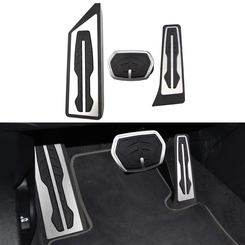 For BMW X1 X2 F48 F39 F45 F46 F40 Series 2016 2017- Car Fuel Accelerator Brake Pedal Cover Trim Non-Slip Pad Car Accessories