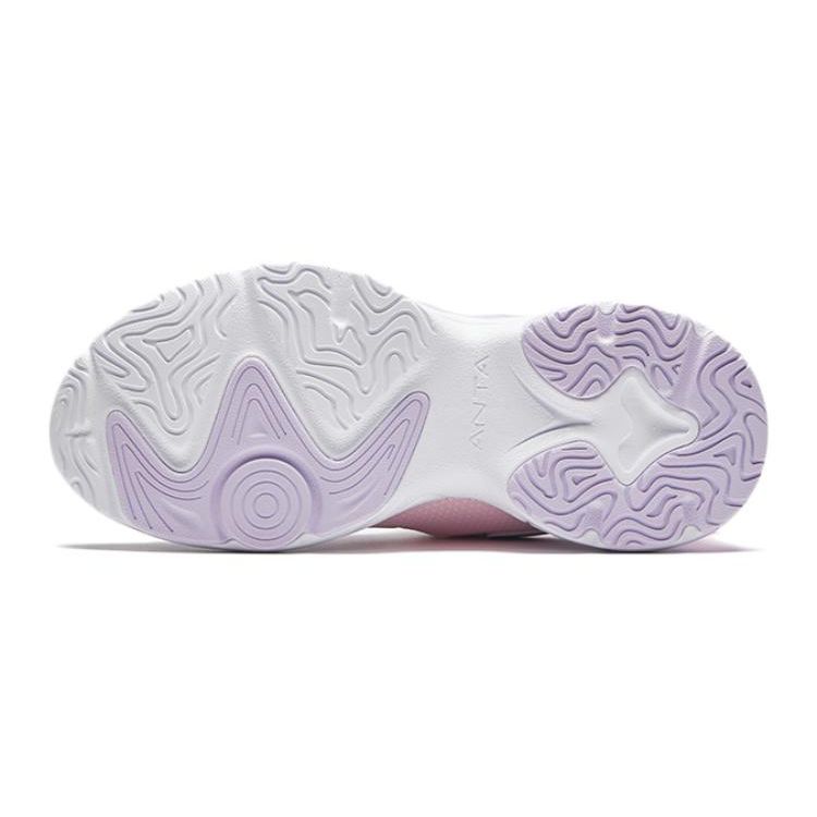 Anta Kids Cloud Escape Breathable Lightweight Shock Absorbing Durable Casual Shoes Kids Casual Shoes Pink 322348802-4