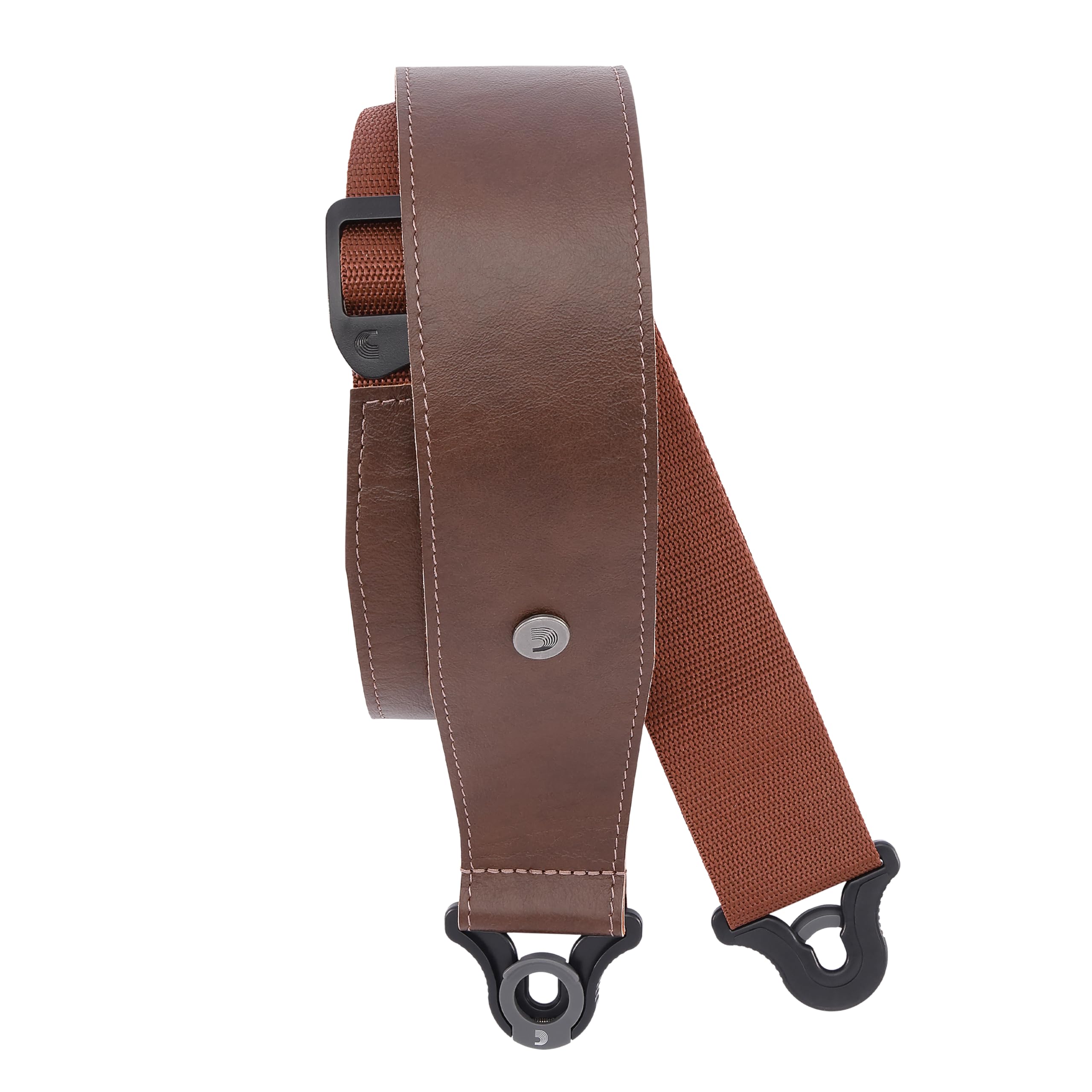 

[D Addario] Гитарный ремень с замком Strap Lock Structure Comfort Leather Auto Lock Guitar Strap Brown 25BAL02