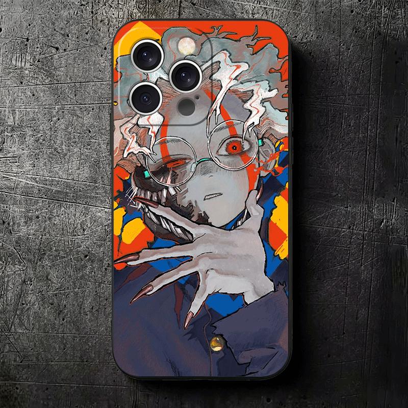 D-Dandadans Okarun Anime Soft Phone Case for iPhone 16 16E 17 Air 15 Pro Max 14 Plus 13 Mini 11 12 7 Black Cover Back Shell