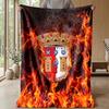 Braga FC Soft Flannel Fleece Blanket Lightweight Cozy Warm Throw Blanket For Sofa Bed Home Decor