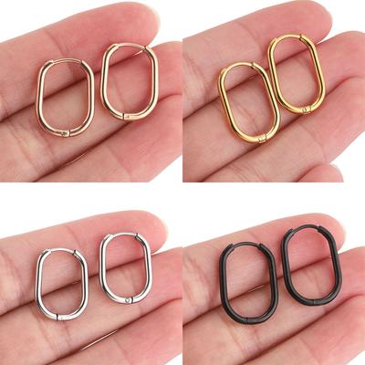 6pcs Stainless Steel Hoop Earrings for Women Earrings Piercing Jewelry Earring Hoop Prevent Allergy Earrings Jewelry
