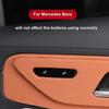 Car Door Handle Button Panel Leather Protective Cover Trim For Mercedes Benz GLC  2023 2024 2025 Accessories