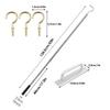 Attic Pull System Hook Set Efficient Labor-Saving Ladder Pull System Kit Portable Ladder Accessories for Home Improvement