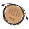 JYL TS Bracelet Viking Symbol  Red Beaded Boosts Courage & Luck