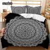 Mandala Bed Cover Kit Elephant Boho Chic Hippie Twin Size Bedding Mandala Polyester Comforter Cover Adults Double Size Queen Dimension King Dimension