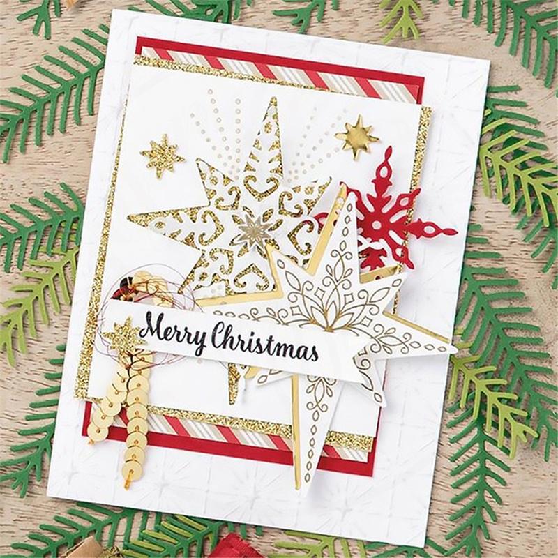 Starlight Metal Cutting Dies Frame Craft Cutting Die Embossing Stencil for Handmade Paper Card