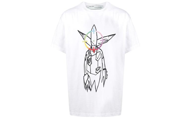 OFF WHITE X Futura Oversized Fit Alien T Shirt OMAA038S201850500188 S