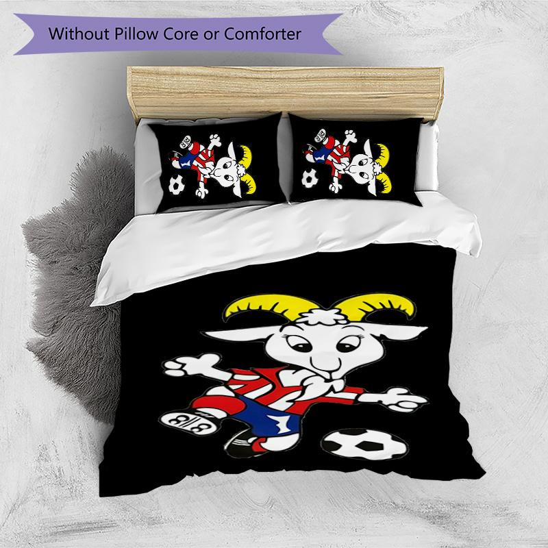 Chivas Printed 3PCS Bedding Set Soft Breathable Duvet Cover Pillowcases Set Washable Bedroom Decor Home Gift