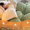 Couette d'hiver en laine d'agneau de 4KG, noyau double épais et chaud, couette en coton peluche double face