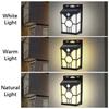 Solar Powered Sensing Waterproof Outdoor Wall Light with High  Quality Panels, Ideal for Villa Courtyards,  Home Exteriors