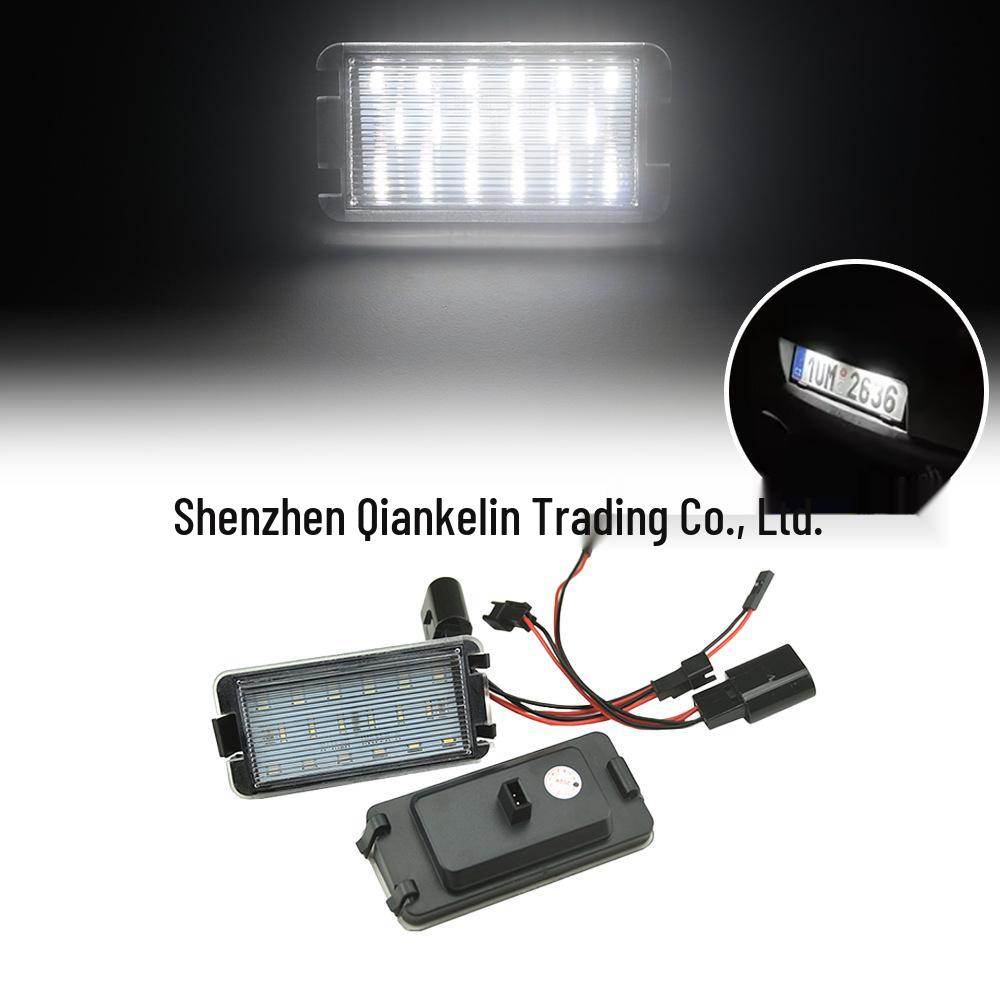 LED Rear License Plate Light Assembly for Seat Altea, Arosa, Cordoba, Leon