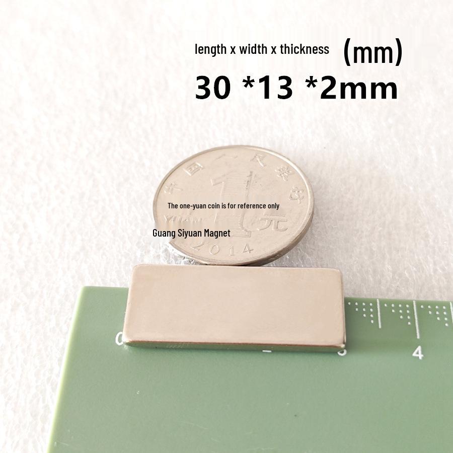 N52 Super Strong Neodymium Iron Boron Magnet, Rectangular 25x30x100mm, Permanent Magnetic Steel Sheet.
