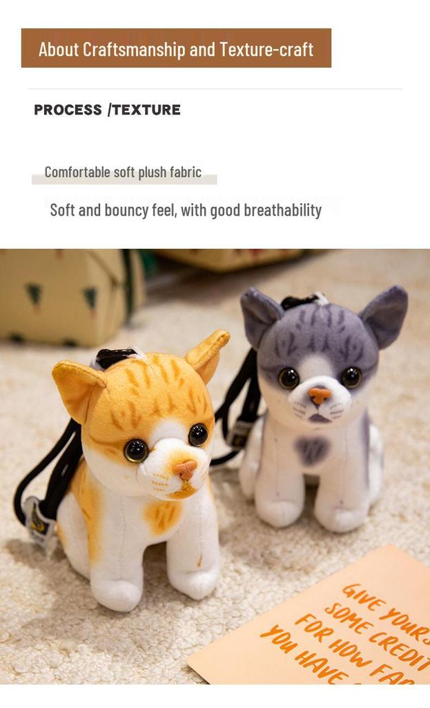 Cross-border Animal Plush Toy Pendant: Tiger, Panda, Giraffe, Leopard, Lion Doll Ornament