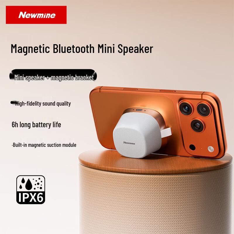 

Newman PBS012 Magnetic Waterproof Portable Bluetooth Speaker (CN version)