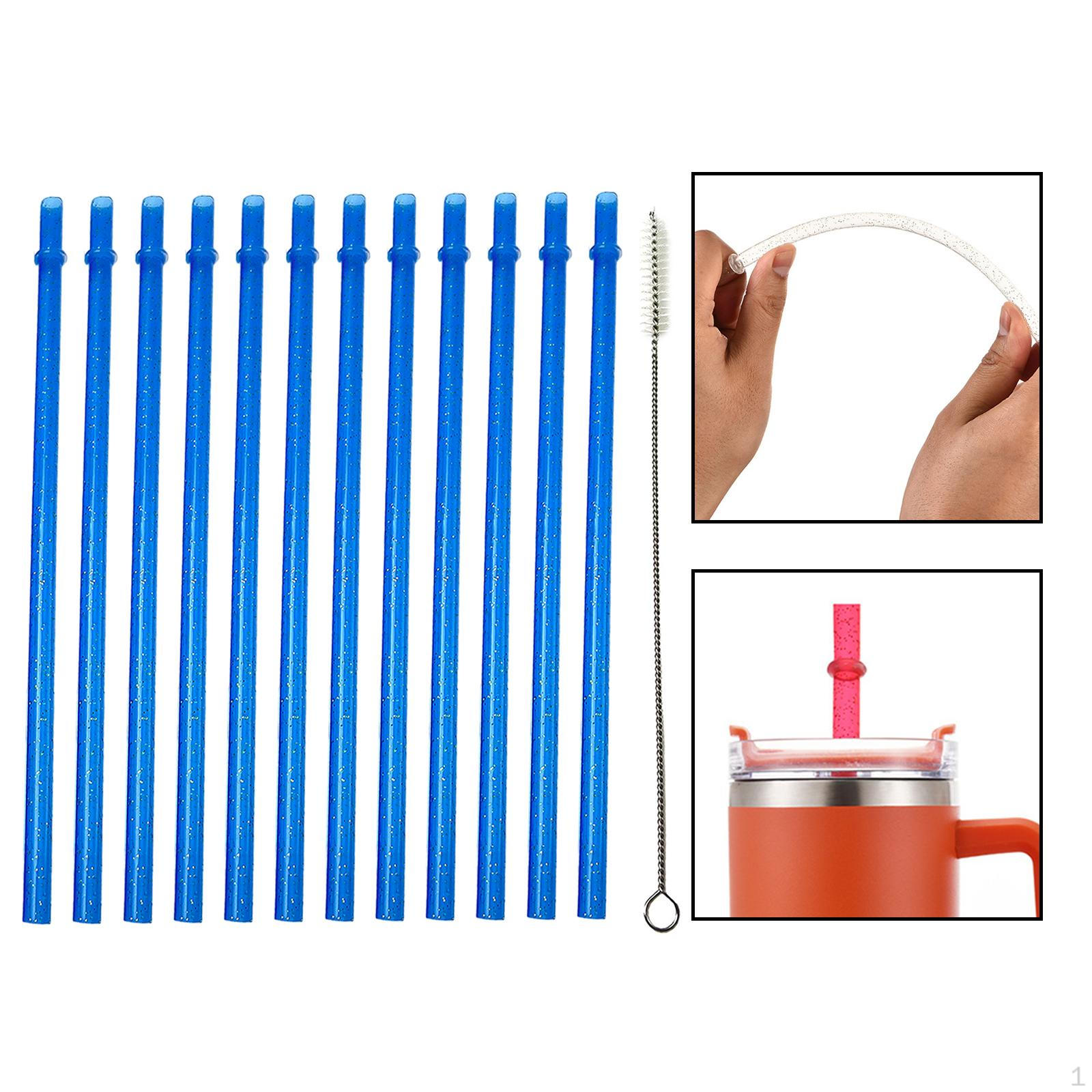 

12 шт. многоразовых соломинок, декоративные, для питья, креативные, длинные, для вечеринок у бассейна