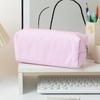 1pz Astuccio con Motivo a Righe Colorate con Cerniera Liscia Borsa per Cancelleria Bellissima Pochette A3141