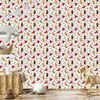 Parrot Wallpaper White and Light Gray for Living Room and Bedroom 50x1000