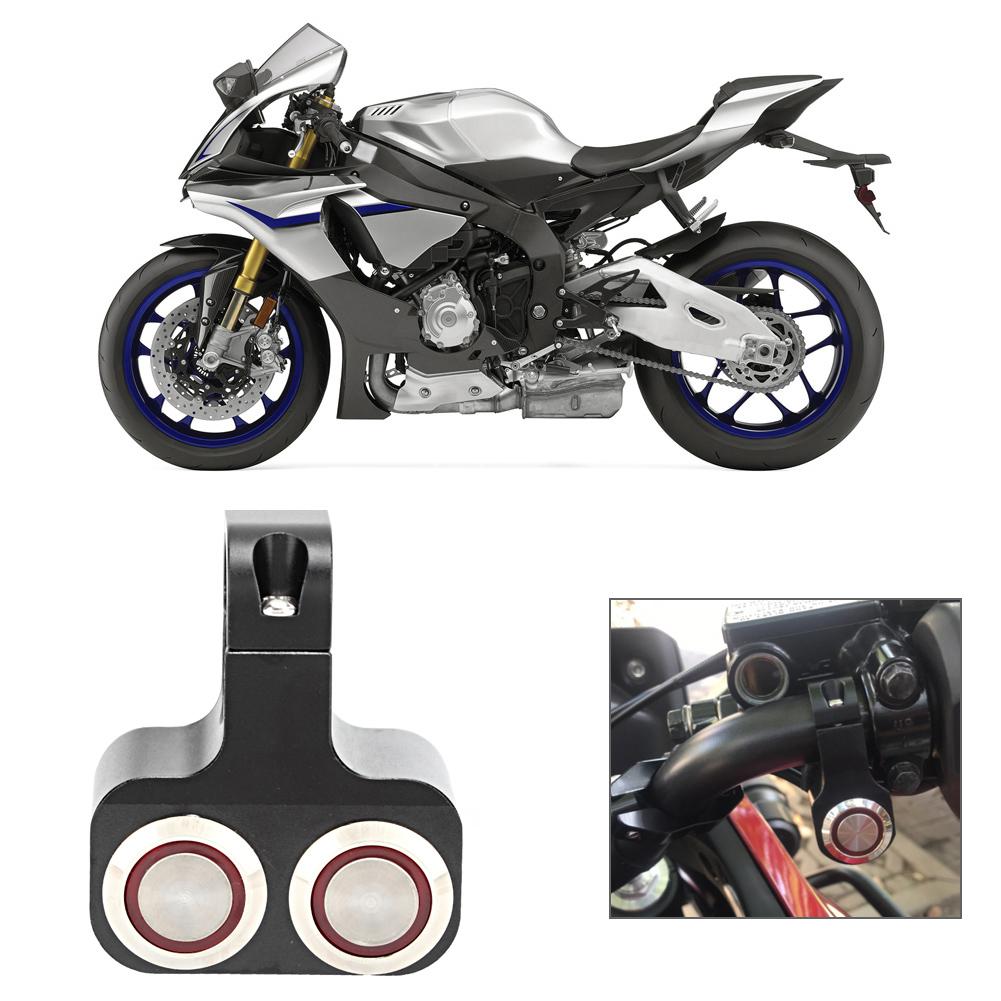 Handlebar Headlight Dual Switch Spot Light LED Waterproof Motorcycles Modification Parts 25mm