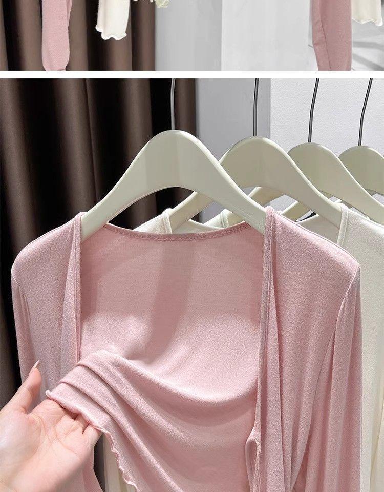 Women's Plus Size Ultra-Thin Ice Silk Sun Protection Cardigan Shawl