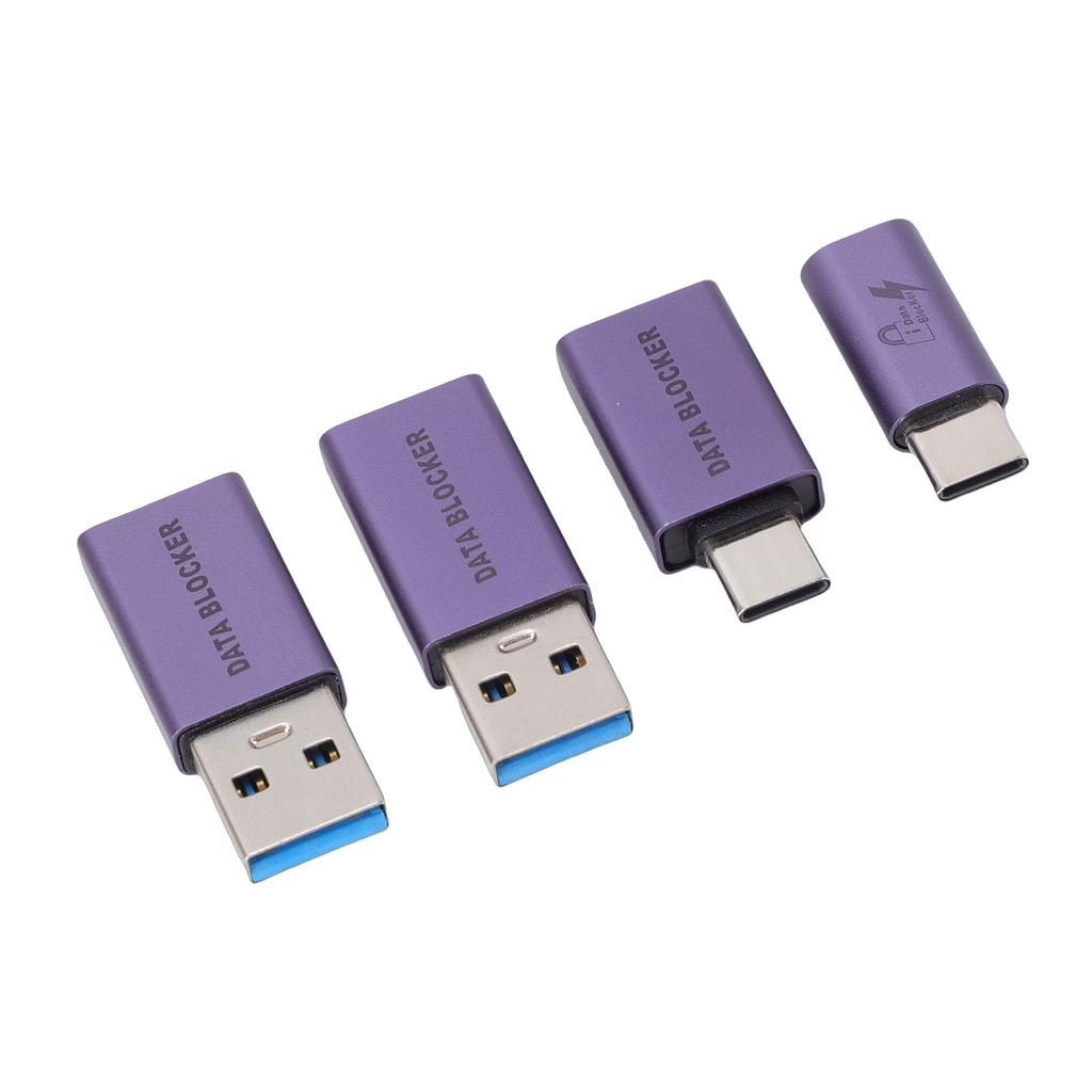 Data Blocker USB A Male To USB C Female Refuse Hacking for Any USB Mobile Phone Quick Charging