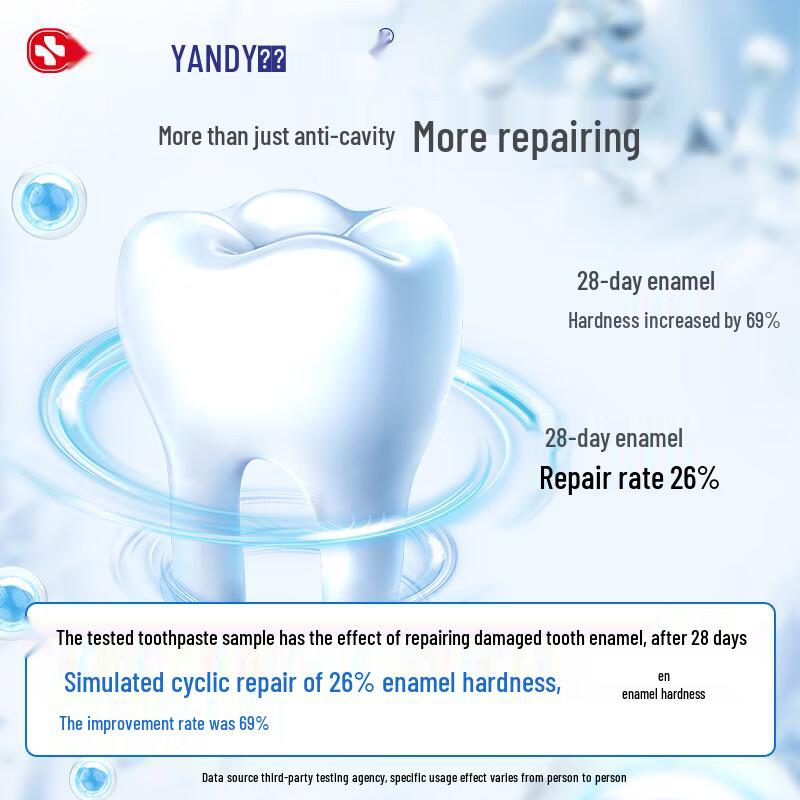 YANDY High Fluoride Whitening & Anti-Cavity Toothpaste