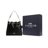 Coach Evelyn 36 Quilted Detail Leather Tote Bag Large Women bags Black CCZ81-IMBLK