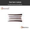 10-12 SRX Peach Wood Air Vent Frame Carbon Fiber Anti-Scratch Stickers
