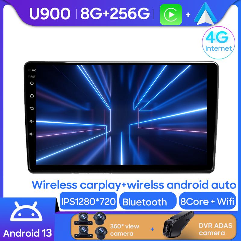 Android Multimedia For Peugeot 308 T9 308S 2013 - 2017 Car Stereo CPU Radio QLED Player Navigation BT Screen Dash Cam HDR WIFI