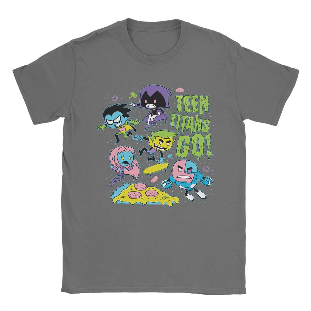 Teen Titans Go Gnarly 90's Pizza Graphic T-Shirts for Men Women  Unique Cotton Tees O Neck T Shirt Gift Idea Clothing