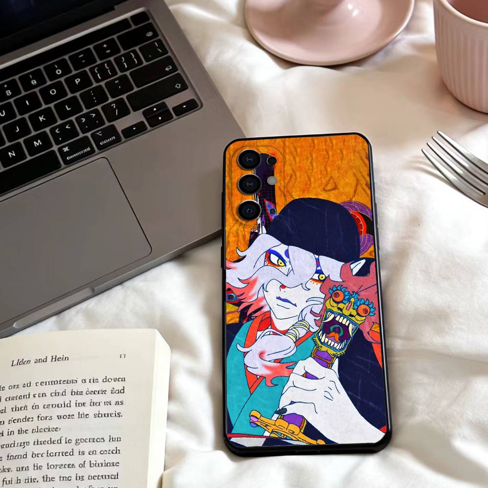 M-MONONOKE KAPITEL DIE ASCHE DER WUT Handyhülle Für Samsung S25,24,23,22,30,21,10,9,Ultra,Plus,Lite,FE,4,5 G Weiche Schwarze Hülle
