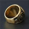 Ancient Ring Supernatural Pentacle Pentagram Five Point Star Amulet Talisman Stainless Steel Protect Health Jewelry Charming Accessories